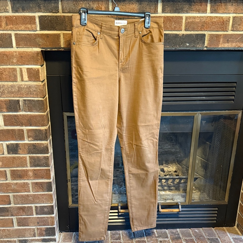 EUC Style & Co. Tan Denim Pants